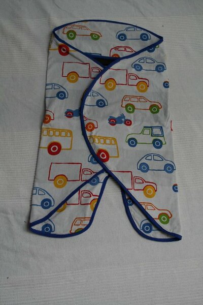 Decke speziell für den Autokindersitz. Dünn, damit man sie jetzt im Sommer auch verwenden kann.